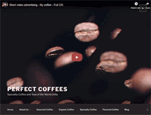 Tablet Screenshot of perfectcoffees.com